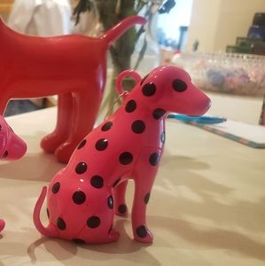 SOLD! Rare 2 piece 3D Dog ornaments store Prop